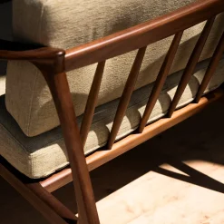 Quiete Walnut Lounge Chair #1*Dale Italia Online