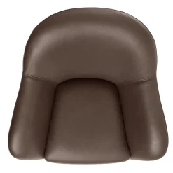 Report Poltrona girevole in pelle marrone di Dainellistudio*Daytona Best