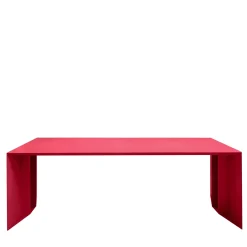 S3 Tavolo da pranzo in ferro rosso*Secondome Edizioni Sale