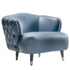Savoi Azure Lounge Chair*Black Tie Outlet