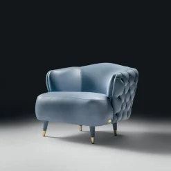 Savoi Azure Lounge Chair*Black Tie Outlet