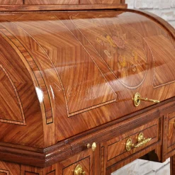 Scrittoio Cilindrico a Rullo in Legno*Vangelista 1960 New