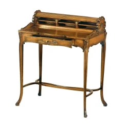 Scrittoio Roll-Top in stile Art Nouveau francese*Cugini Lanzani Clearance