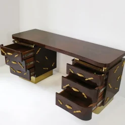 Scrivania Briar Root in mogano*Luca Polato Discount