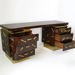 Scrivania Briar Root in mogano*Luca Polato Discount