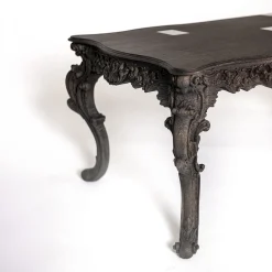 Scrivania Evo in legno massello marrone e legno impiallacciato marrone*Emmemobili Outlet