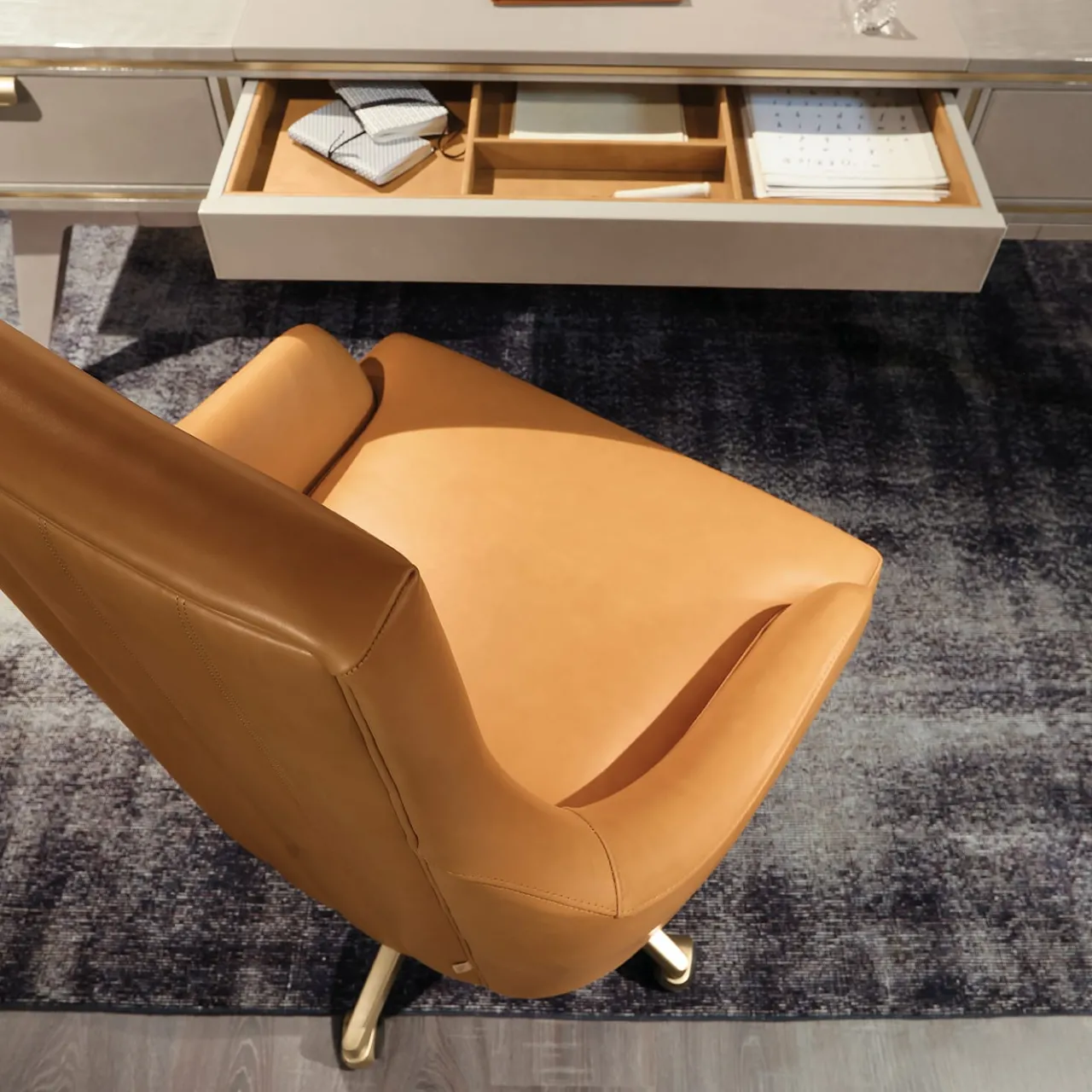 Scrivania Hanami Urban Chic in Legno Champagne Perlato*ReDéco Outlet