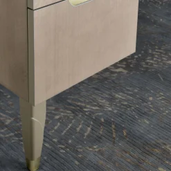 Scrivania in Eucalipto Taupe con Maniglie Champagne della Collezione Studio Privè*Guerra Vanni Sale