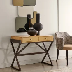 Scrivania in legno di ciliegio con due cassetti*LCI_DECORA Hot