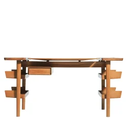 Scrivania in Legno di Noce di Gianni Albricci*Gaffuri New