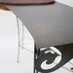 Scrivania in rovere e ferro*Idee del Fabbro Sale