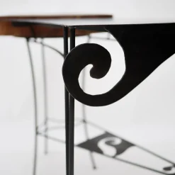 Scrivania in rovere e ferro*Idee del Fabbro Sale