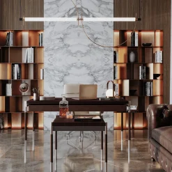 Scrivania Ragion in legno d'ulivo di Michael Schoeller*Disegnopiù Best