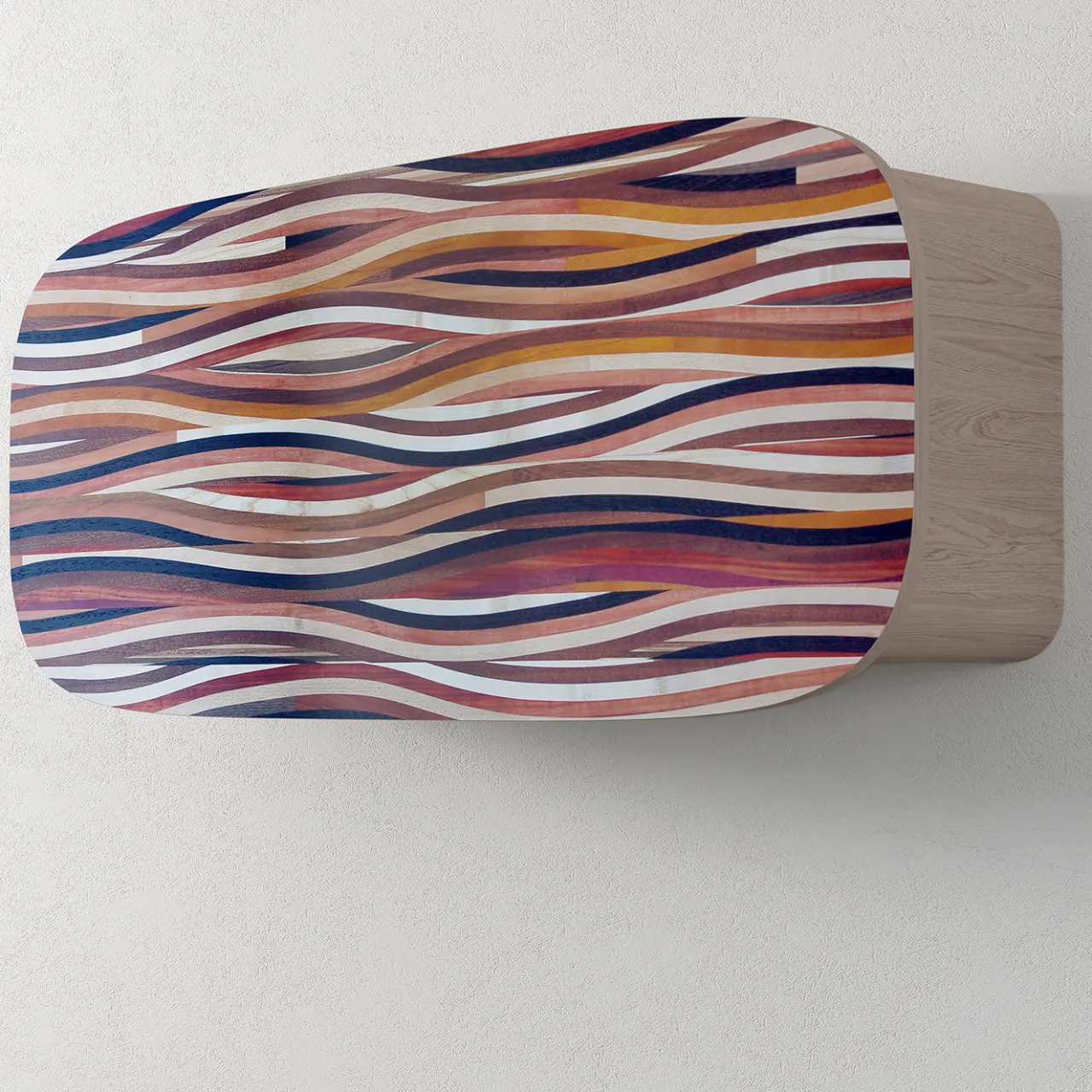 Scrivania sospesa a parete Multiessenza di Gabriele E. M. D'Angelo*Ferrantelli Falegnameria New