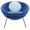 Sedia a scodella di Bardi Nuance blu lucido*Arper Discount