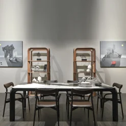 Sedia Achille in pelle scura*Annibale Colombo Best