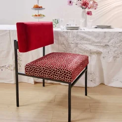 Sedia Aurea in velluto rosso di CtrlZak e Davide Barzaghi*Biosofa Sale