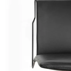 Sedia Bizzy in Pelle Nera*Enrico Pellizzoni Sale