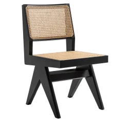 Sedia Capitol Complex, Hommage à Pierre Jeanneret, legno di quercia nera*Cassina Hot