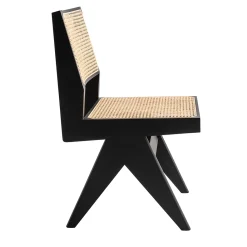 Sedia Capitol Complex, Hommage à Pierre Jeanneret, legno di quercia nera*Cassina Hot