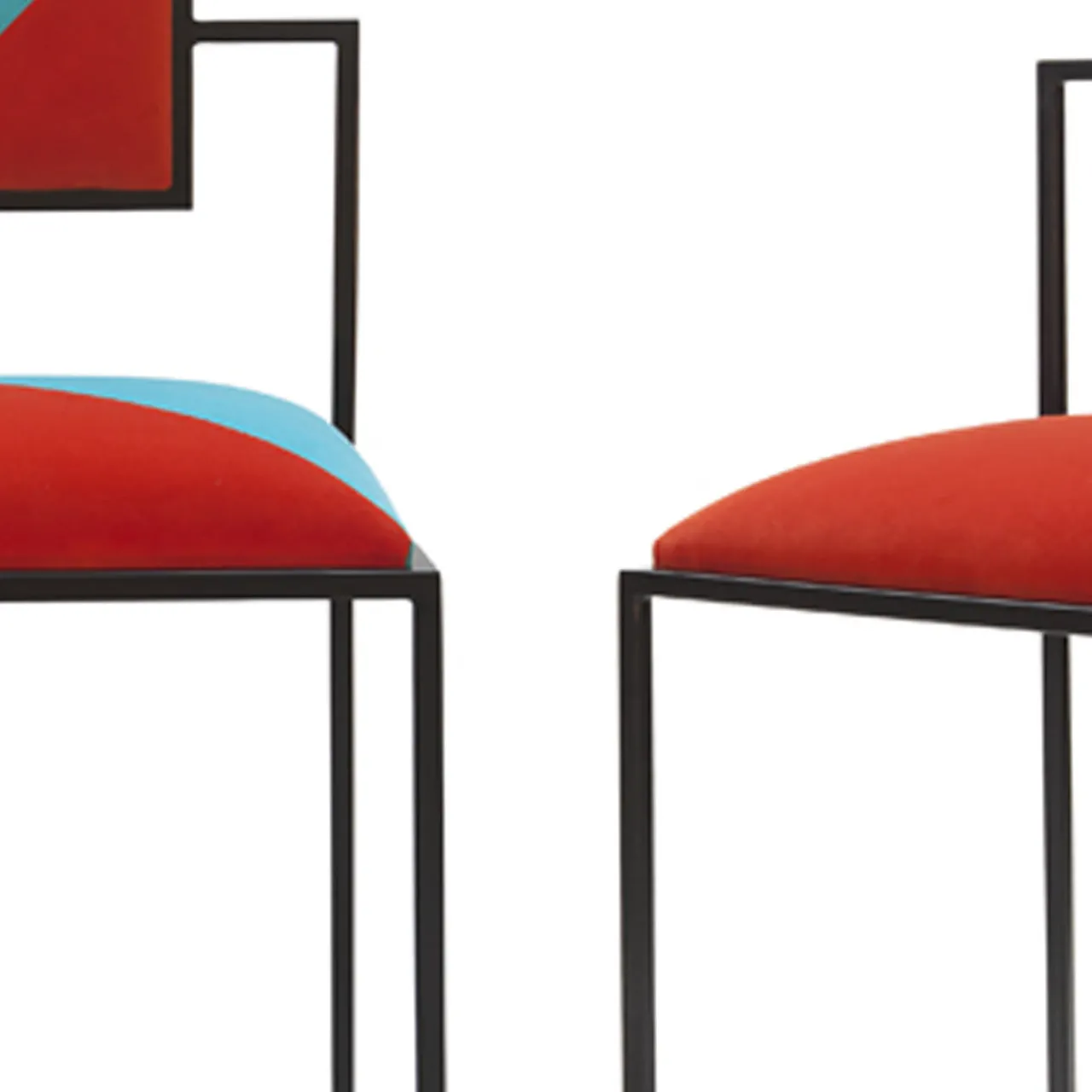 Sedia Capri in corallo e tiffany*Francesco Della Femina