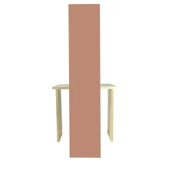 Sedia Cimabue Beige Rosso di Ferdinando Meccani*Meccani Design New