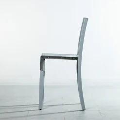 Sedia Cinema in legno di frassino e acciaio inox*Paolo Pallucco Best