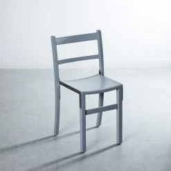 Sedia Cinema in legno di frassino e acciaio inox*Paolo Pallucco Best