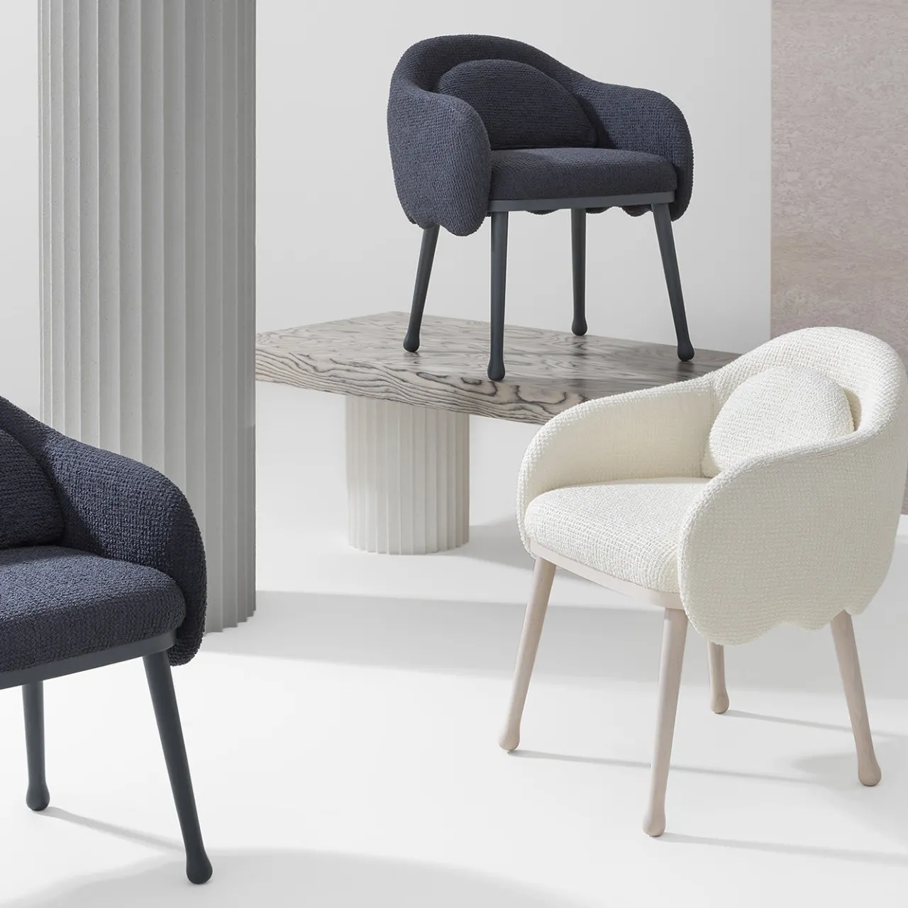 Sedia Corolla 270 Black di Cristina Celestino*Billiani 1911 Online