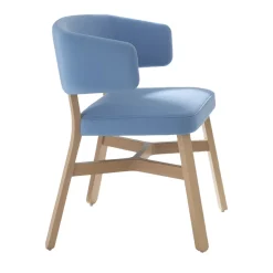 Sedia Croissant 571 Azure di Emilio Nanni*Billiani 1911 New