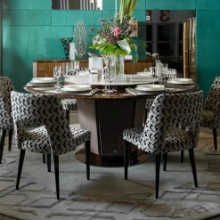 Sedia Crystal in Tessuto Fantasia Policromatico*Franco Bianchini Best