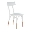 Sedia Czech White di Hermann Czech*Gebrüder Thonet Vienna GmbH (GTV) – Wiener GTV Design New