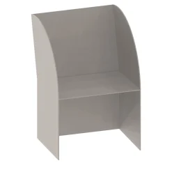 Sedia da esterno in alluminio grigio Coimbra 01*Marco Ripa Sale