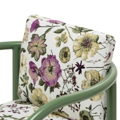 Sedia da pranzo per esterni Aliya verde di Lorenza Bozzoli*Jwana Hamdan Outlet