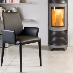 Sedia da pranzo Ponzano Black*Trevisan Italia Outlet