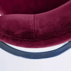 Sedia Da Pranzo Rebecca Bio In Velluto Rosso Couture*Biosofa Hot