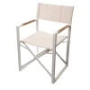 Sedia da regista in alluminio bianco*Marricreo Outlet