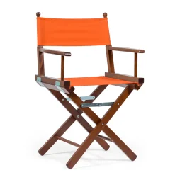 Sedia da regista in rosso terracotta*Telami Clearance