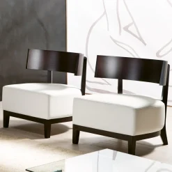 Sedia da salotto bianca Kandy*Pacini & Cappellini Sale