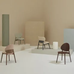 Sedia da salotto Fleuron 203 in frassino grigio di Constance Guisset*Billiani 1911 Clearance