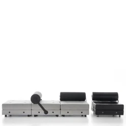 Sedia da salotto nera Todo Modo di Jean-Michel Wilmotte*Tecno Spa Sale