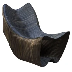 Sedia da salotto nera Vulcano*Mediterranea Design New