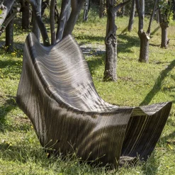 Sedia da salotto nera Vulcano*Mediterranea Design New