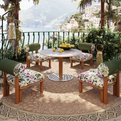 Sedia da salotto per esterni Maitha Julia di Lorenza Bozzoli*Jwana Hamdan Outlet