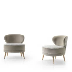 Sedia da salotto Perugia Taupe*Morello Gianpaolo New