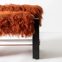 Sedia da salotto Rive in cemento nero*Draga & Aurel New