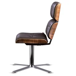 Sedia da ufficio Armadillo 6 marrone scuro di Rainer Bachschmid*Altek Italia Design Discount