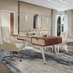 Sedia da Ufficio Hanami in Pelle*ReDéco Sale