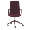 Sedia da ufficio L-Air imbottita rossa*Sitia Sale