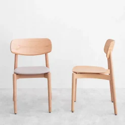 Sedia Fizz in faggio con seduta imbottita di Lorenz+Kaz*Bedont Online